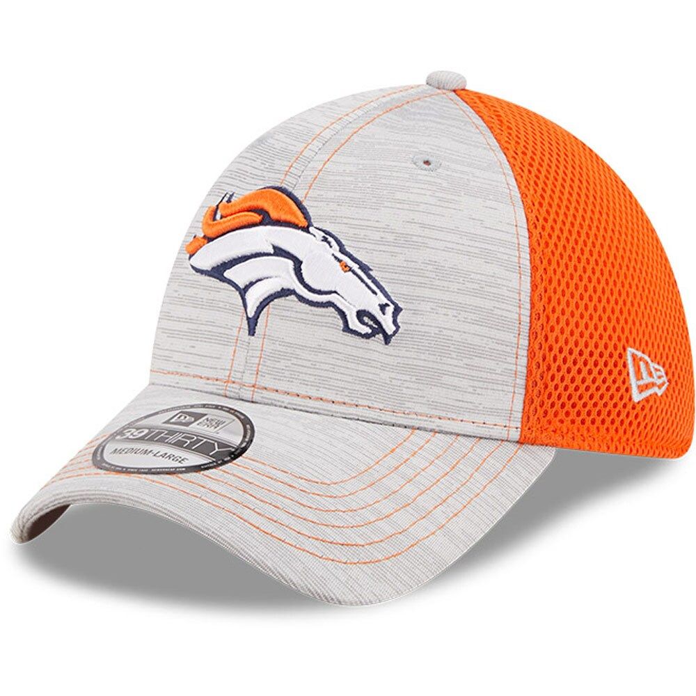 New Era Men's White Denver Broncos Team White Out 39THIRTY Flex Hat