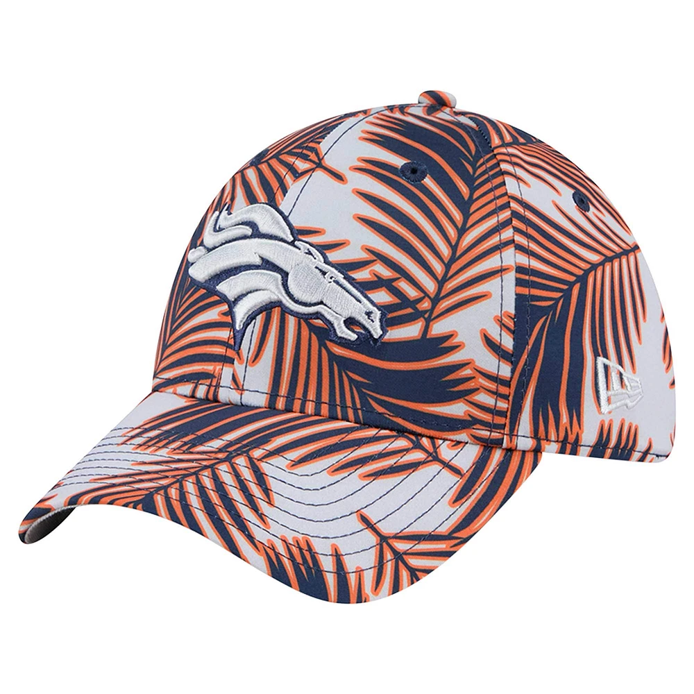 Men's New Era Gray Denver Broncos Palms 39THIRTY Flex Hat