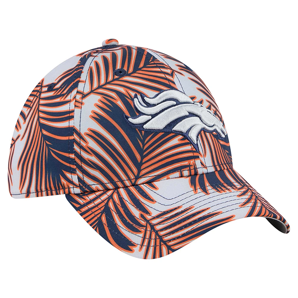 Casquette 39THIRTY Flex Palms des Broncos de Denver New Era pour homme, gris