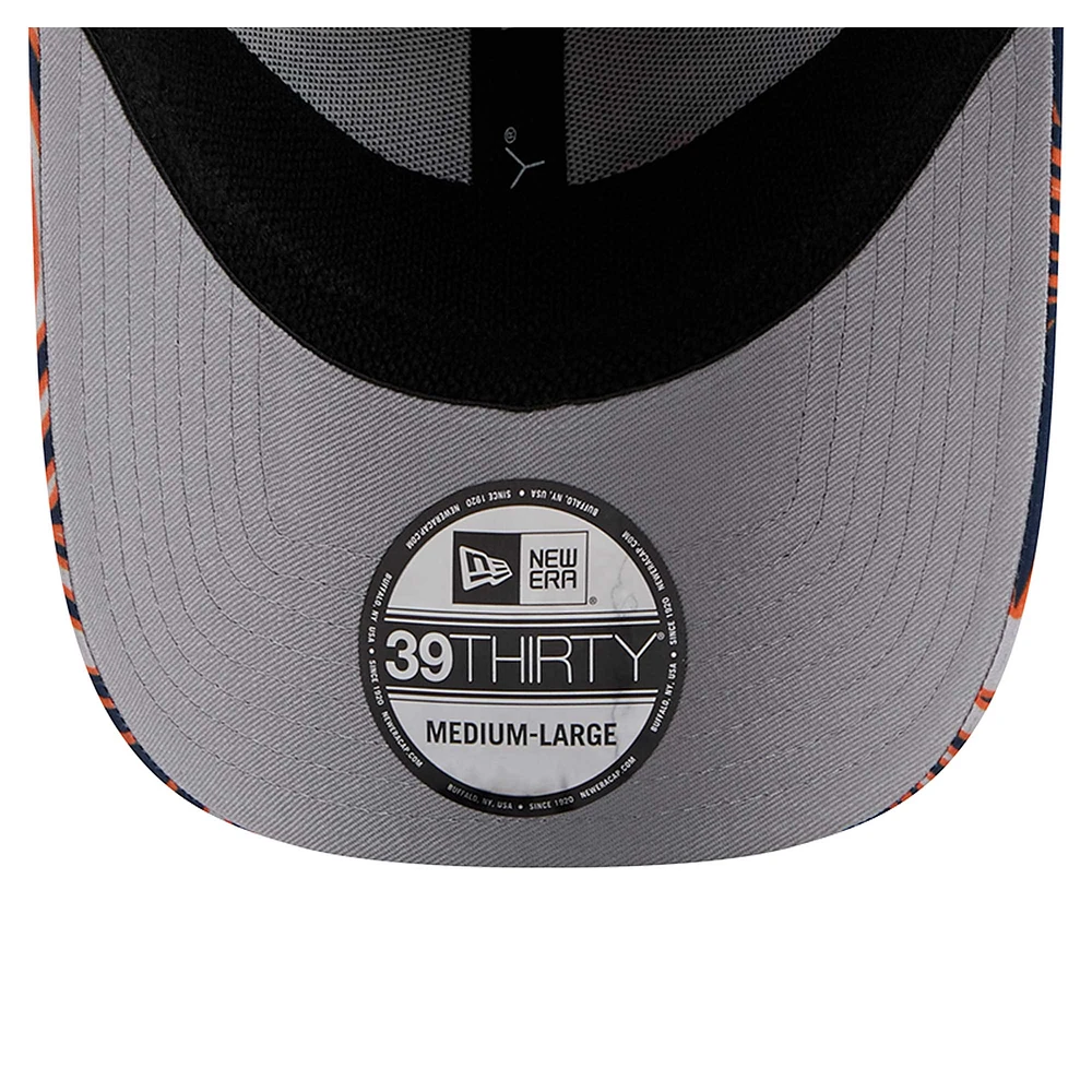 Men's New Era Gray Denver Broncos Palms 39THIRTY Flex Hat