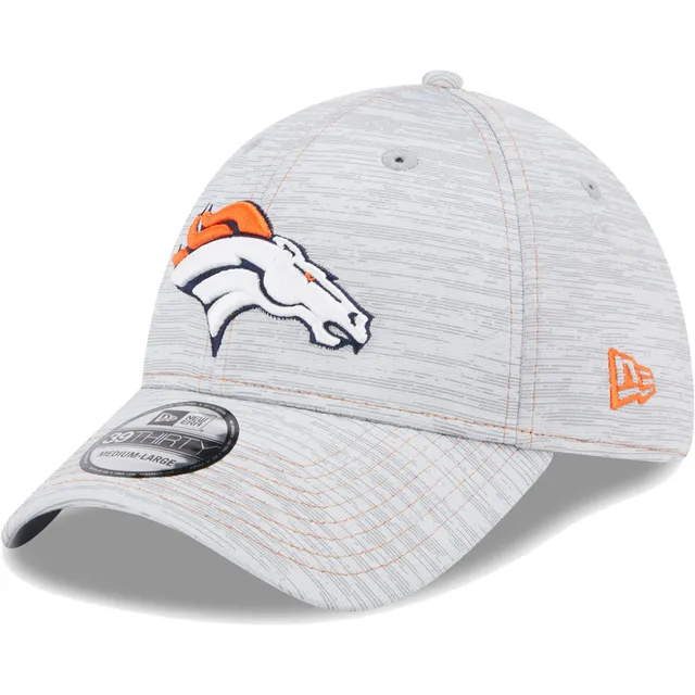 Denver Broncos New Era 2023 NFL Draft 39THIRTY Flex Hat - Stone/Orange