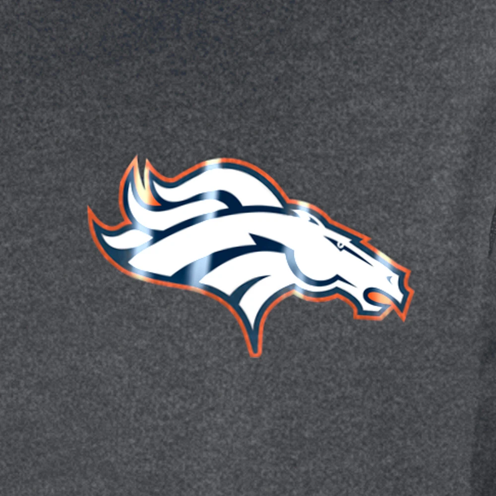 Men's New Era Heather Navy Denver Broncos 2024 NFL Training Camp T-Shirt