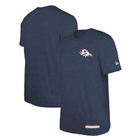 Men's New Era Heather Navy Denver Broncos 2024 NFL Training Camp T-Shirt