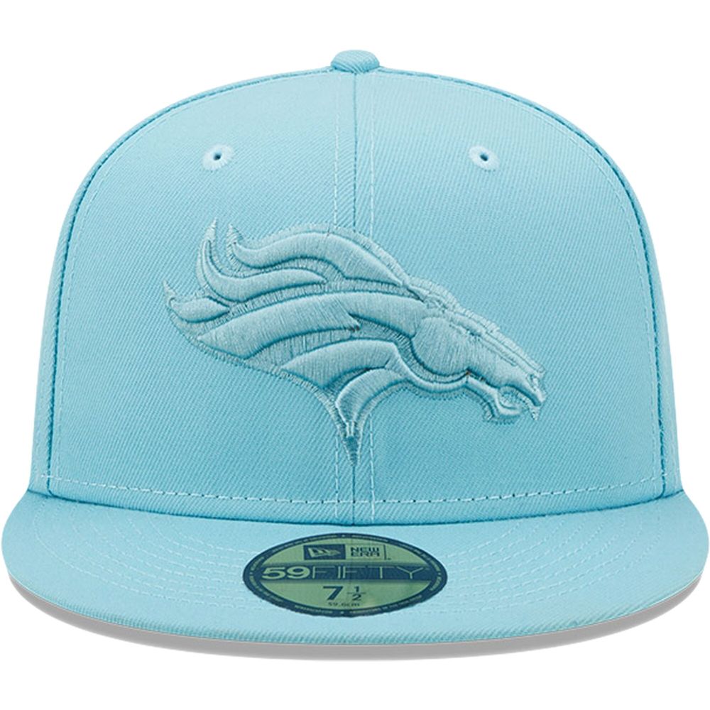 Men's New Era Light Blue Denver Broncos Color Pack 59FIFTY - Fitted Hat