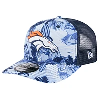 Men's New Era  Navy Denver Broncos Hula Trucker 9SEVENTY Adjustable Hat