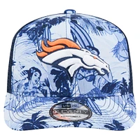 Men's New Era  Navy Denver Broncos Hula Trucker 9SEVENTY Adjustable Hat