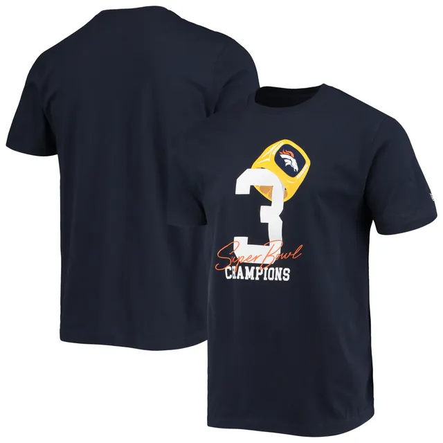 Lids Denver Broncos New Era Women's Historic Champs T-Shirt - Navy