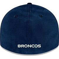 Casquette ajustée 59FIFTY à profil bas des Denver Broncos Omaha pour homme New Era bleu marine