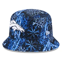 Bob New Era bleu marine Denver Broncos Shibori pour hommes