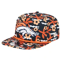 Men's New Era Navy Denver Broncos Wakey Wakey Golfer Snapback Hat