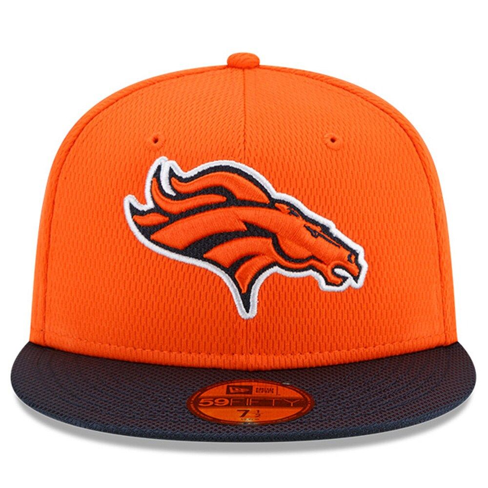 Denver Broncos New Era NFL 59FIFTY Sideline Cap - Men's Orange