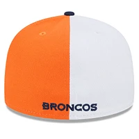 Men's New Era Orange/Navy Denver Broncos 2023 Sideline 59FIFTY Fitted Hat