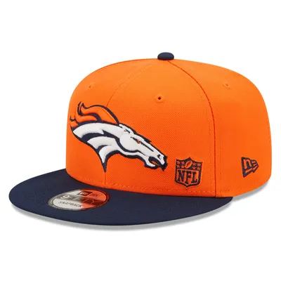 Men's Denver Broncos New Era Black Gulch 39THIRTY Flex Hat