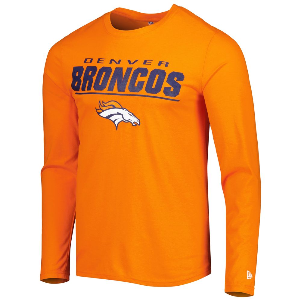 Girls Denver Broncos T-Shirt New Era Long Sleeve Tee