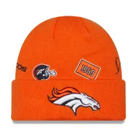 Denver Broncos New Era 2022 Sideline 59FIFTY Fitted Hat - Cream/Orange