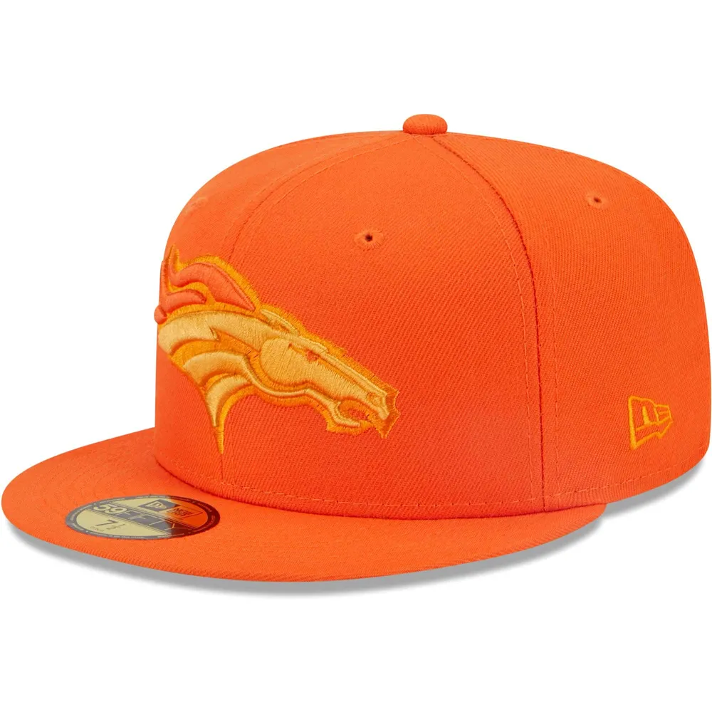 Lids Denver Broncos New Era Monocamo 59FIFTY Fitted Hat - Orange