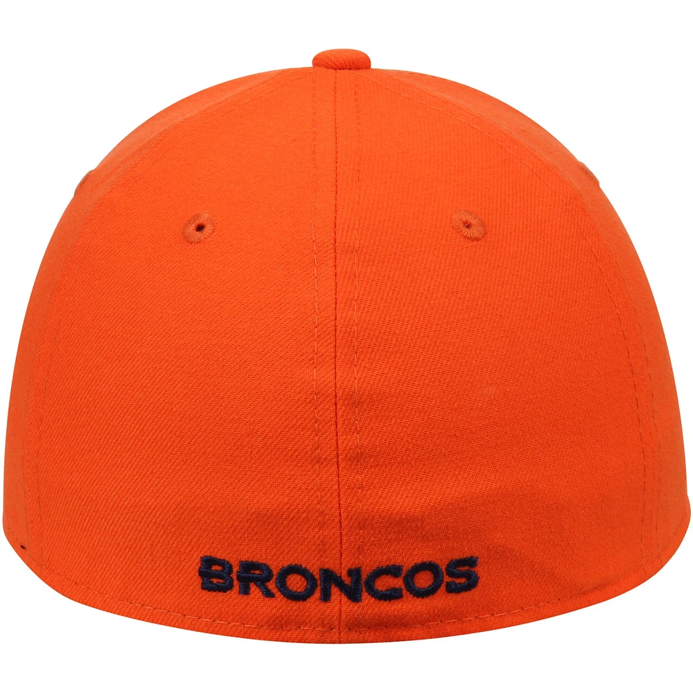 Casquette structurée 59FIFTY à profil bas des Denver Broncos Omaha New Era pour homme, orange
