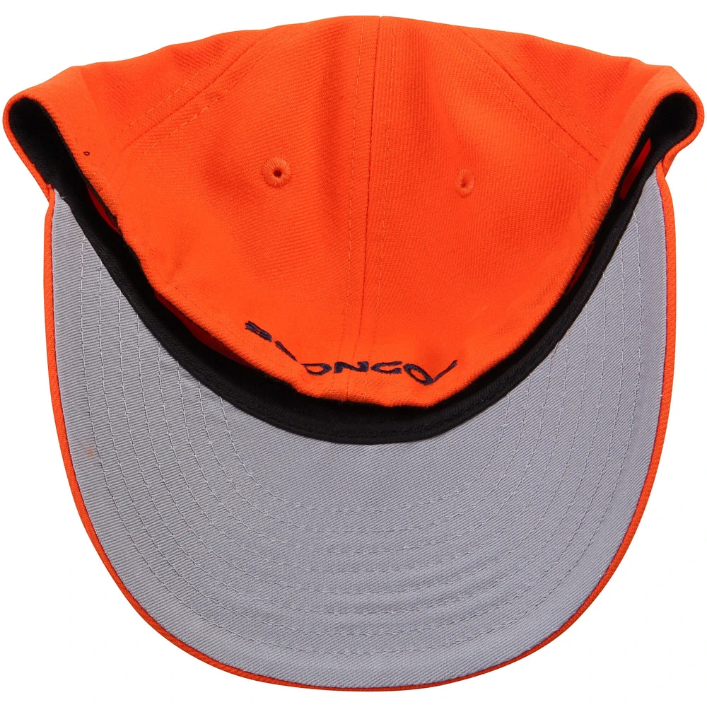 Casquette structurée 59FIFTY à profil bas des Denver Broncos Omaha New Era pour homme, orange