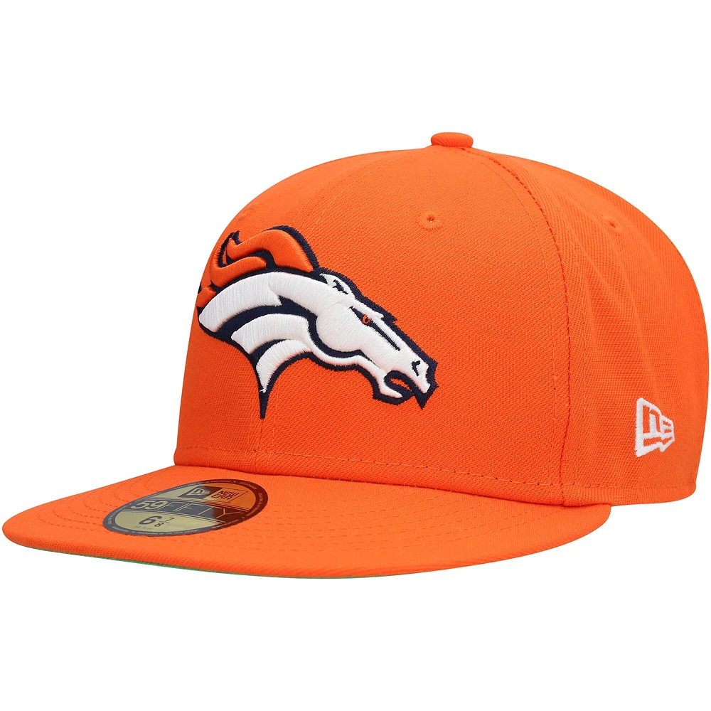 NWE BRONC ORANGE NFL AGRUMES POP 59FIFTY HATMENHIC