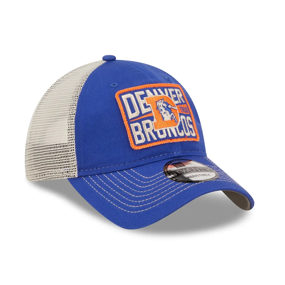 Lids Denver Broncos New Era Basic 9TWENTY Trucker Snapback Hat