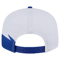 Men's New Era Royal Denver Broncos Throwback Jagged 9FiFTY Snapback Hat