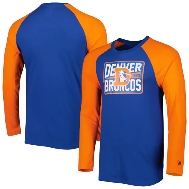 Junior's Heathered Gray Denver Broncos Let's Huddle Burnout T-Shirt