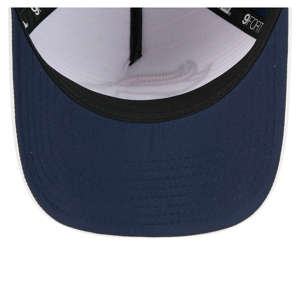 Casquette ajustable New Era 9FORTY M-Crown A-Frame pour homme, blanc/bleu marine, Denver Broncos Adventure Gradient