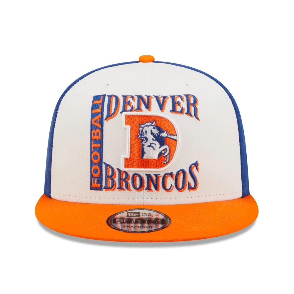 Denver Broncos Men's Orange New Era 9Fifty Snapback Hat