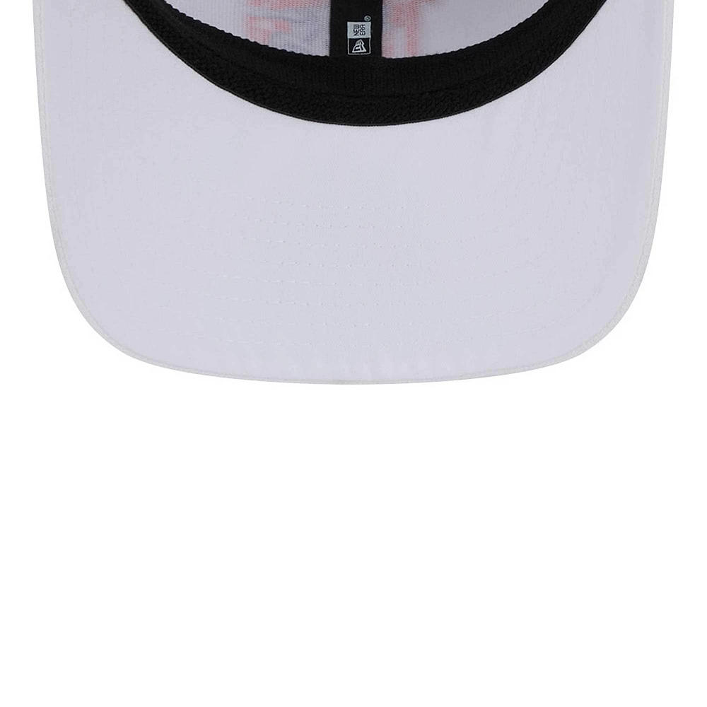Men's New Era White Denver Broncos Throwback 39THIRTY Flex Hat