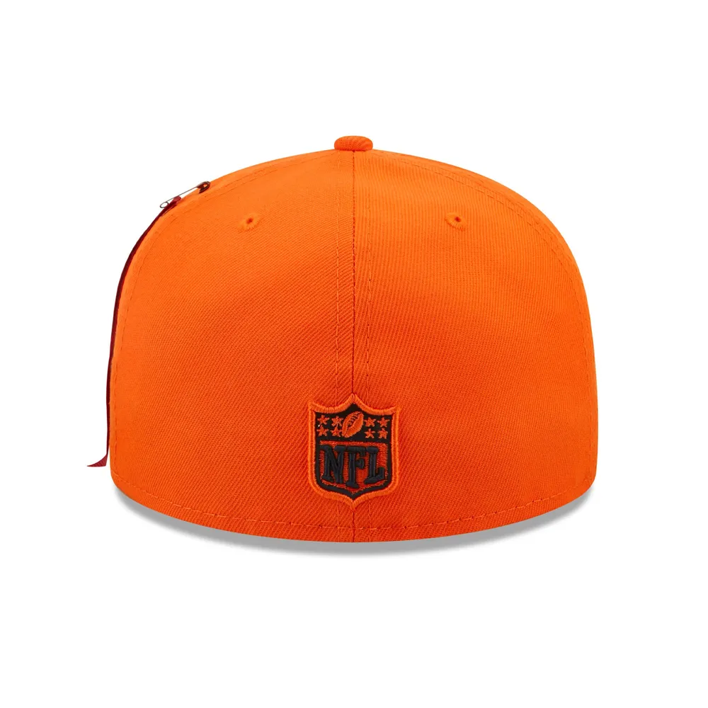 NWE BRONC ORANGE NFL ALPHA 59FIFTY HATMENHIC