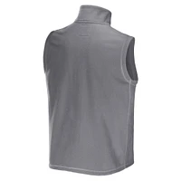 Men's NFL x Darius Rucker Collection by Fanatics Gray Denver Broncos Polar Fleece Full-Zip Vest