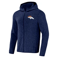 Men's NFL x Darius Rucker Collection by Fanatics Navy Denver Broncos Fleece Pullover Hoodie