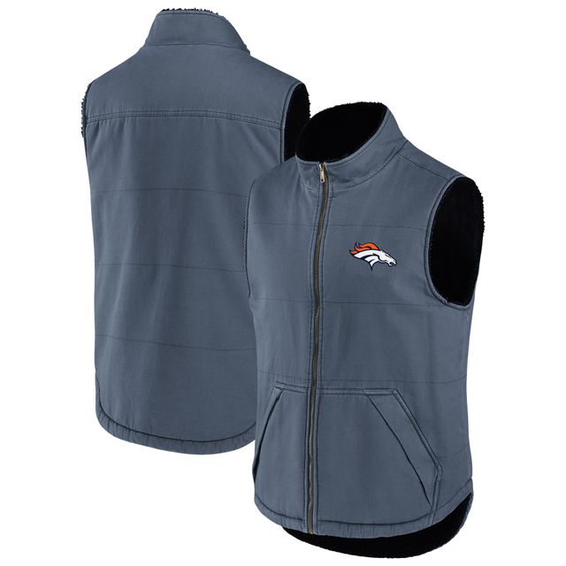 Collection NFL x Darius Rucker pour homme par Fanatics Bleu marine Denver Broncos Veste entièrement zippée doublée en sherpa