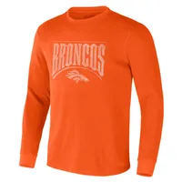 T-shirt thermique à manches longues pour homme de la collection NFL x Darius Rucker Fanatics Orange Denver Broncos