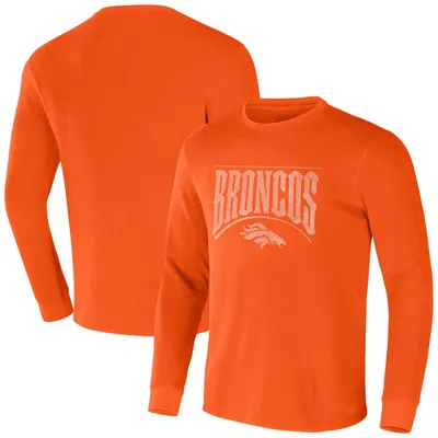 T-shirt thermique à manches longues pour homme de la collection NFL x Darius Rucker Fanatics Orange Denver Broncos