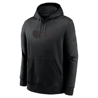 Men's Nike Black Denver Broncos Edge Pack French Terry Club Pullover Hoodie