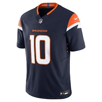 Men's Nike Bo Nix Navy Denver Broncos Alternate  Vapor F.U.S.E. Limited Jersey