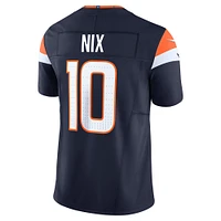 Men's Nike Bo Nix Navy Denver Broncos Alternate  Vapor F.U.S.E. Limited Jersey