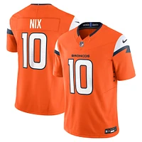 Maillot Nike Bo Nix Orange Denver Broncos Vapor F.U.S.E. Limited pour homme