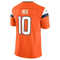 Maillot Nike Bo Nix Orange Denver Broncos Vapor F.U.S.E. Limited pour homme