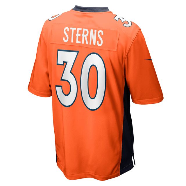 Maillot de match Nike Caden Sterns Denver Broncos orange pour homme