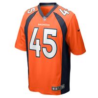 Men's Nike Christopher Allen Orange Denver Broncos Game Player Jersey