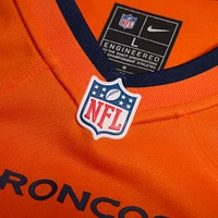 Maillot de match Nike Cody Barton Orange Denver Broncos pour homme