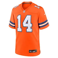 Men's Nike Courtland Sutton Orange Denver Broncos Alternate Game Jersey