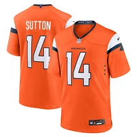 Maillot de match Nike Courtland Sutton orange Denver Broncos Mile High Collection pour homme