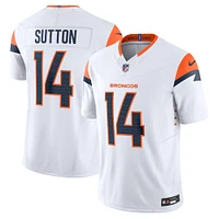 Nike Courtland Sutton pour homme Blanc Denver Broncos Mile High Collection Vapor F.U.S.E. Maillot limité