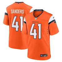 Men's Nike Drew Sanders  Orange Denver Broncos Team Game Jersey