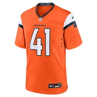 Men's Nike Drew Sanders  Orange Denver Broncos Team Game Jersey