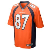 Men's Nike Ed McCaffrey Orange Denver Broncos Game Retired Player Jersey