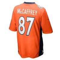 Men's Nike Ed McCaffrey Orange Denver Broncos Game Retired Player Jersey